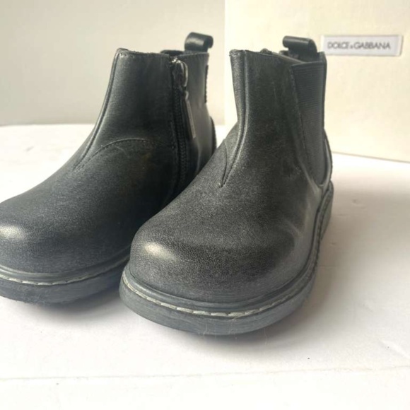 Dolce&Gabbana kids vintage effect ankle boots size EU 22 - Picture 3 of 8
